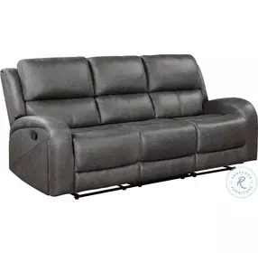 Pagosa Gray Double Reclining Living Room Set