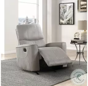 Ouray Gray Rocker Recliner