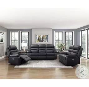 Hancock Black Power Recliner