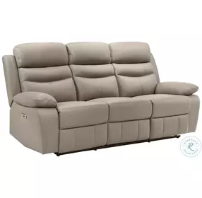 Hancock Latte Double Power Reclining Living Room Set