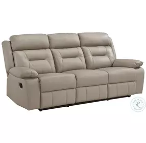 Laconia Latte Double Reclining Living Room Set