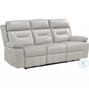 Laconia Silver Double Power Reclining Living Room Set