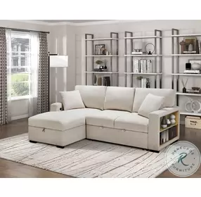 Pompano Beige 2 Piece LAF Sectional