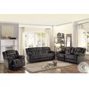 Laurelton Chocolate Double Reclining Sofa