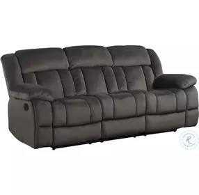 Laurelton Chocolate Double Reclining Living Room Set