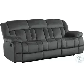 Laurelton Charcoal Double Reclining Living Room Set