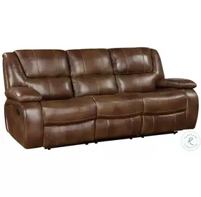 Ellicott Brown Double Reclining Living Room Set