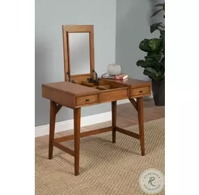 Flynn Acorn 2 Drawer Bedroom Vanity With Mirror