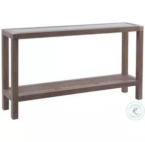 Calum Neutral Driftwood Console Table