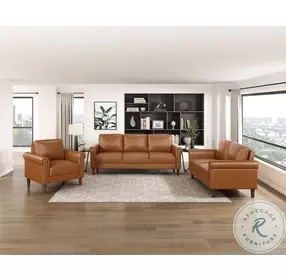 Holliston Brown Loveseat