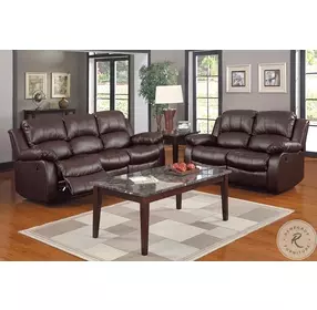 Cranley Brown Double Reclining Loveseat