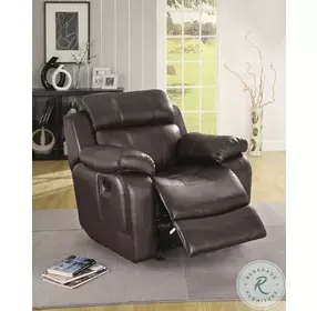 Marille Brown Glider Reclining Chair