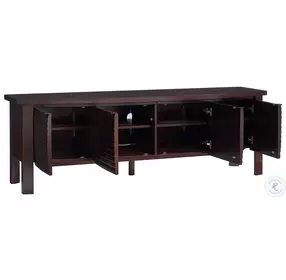 Studio Designs Umber Cherry Lumina 4 Door TV Stand
