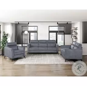 Tellot Dark Gray Accent Chair