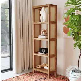 Mesa Natural And Cane Etagere