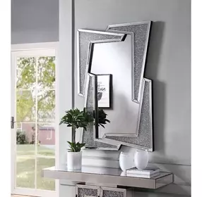 Noralie Silver Free Form 31" Wall Mirror
