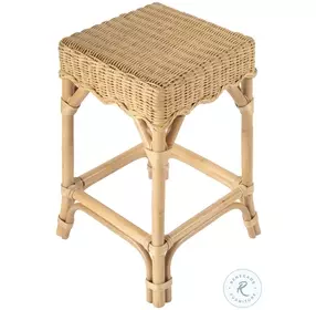 Flora Natural Rattan Counter Height Stool