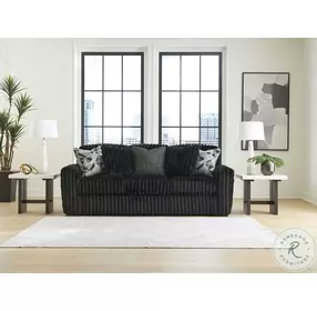 Midnight Madness Onyx Black Sofa