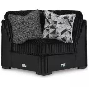 Midnight Madness Onyx Black Wedge