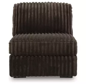 Midnight Madness Chocolate Armless Chair
