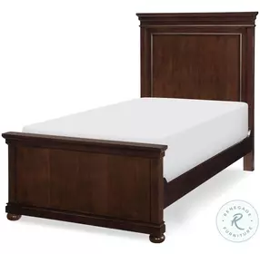 Canterbury Warm Cherry Youth Panel Bedroom Set