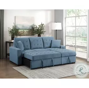 Waitsfield Blue 2 Piece RAF Sectional