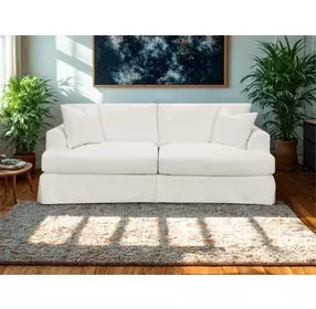 Sutton Snow White 93" Sofa