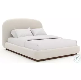 Botero Ivory Melange Performance Boucle Upholstered Bedroom Set