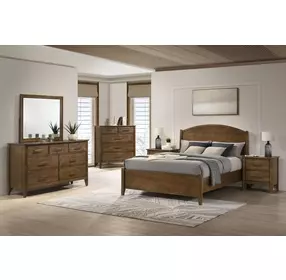 Andover Walnut 7 Drawer Dresser