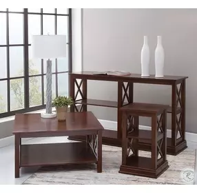 Hampton Espresso Square Coffee Table