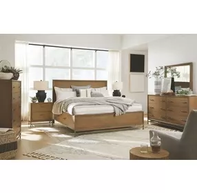 Lindon Belgian Wheat and Coffee Bean 6 Drawer Dresser