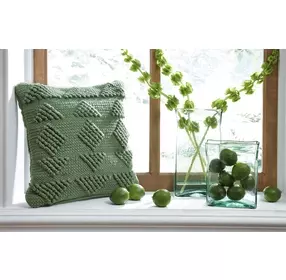 Rustingmere Green Outdoor Accent Pillow