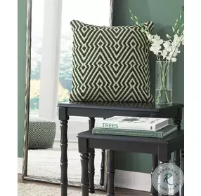 Digover Green And Ivory Pillow Set of 4