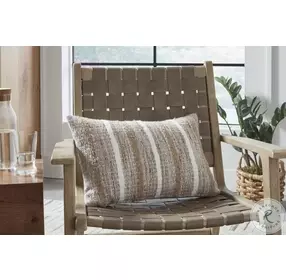 Benish Tan Brown And White Pillow Set of 4