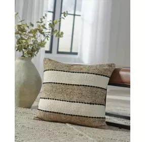 Rueford Brown and Beige Accent Pillow