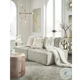 Bales Taupe Modular Loveseat