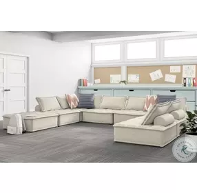 Bales Taupe 8 Piece Modular Sectional