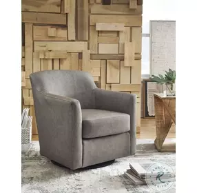 Bradney Fossil Swivel Accent Chair