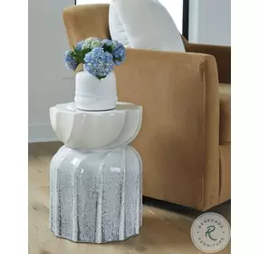 Michamere Gray and Taupe Outdoor Stool