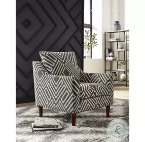 Morrilton Next Gen Nuvella Natural And Charcoal Performance Fabric Accent Chair