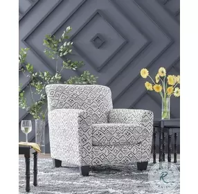 Hayesdale Black And Cream Accent Chair