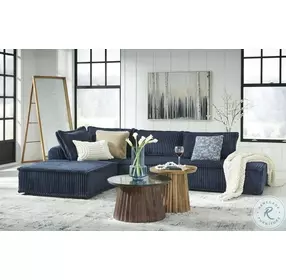 Bales Navy 4 Piece Modular Sectional