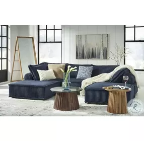 Bales Navy 5 Piece Modular Sectional