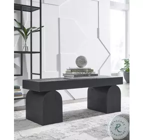 Holgrove Black Accent Bench