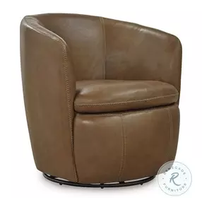 Kierreys Caramel Swivel Chair