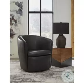 Kierreys Midnight Swivel Chair