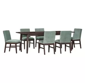 West End Saddle Brown 90" Extendable Rectangular Dining Table