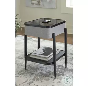 Jorvalee Black Accent Table