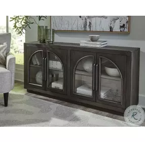 Dreley Grayish Brown Accent Cabinet