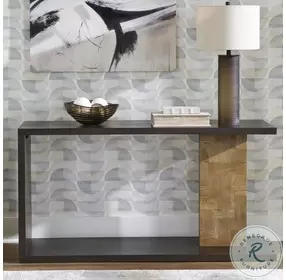 Camlett Dark Brown Console Sofa Table